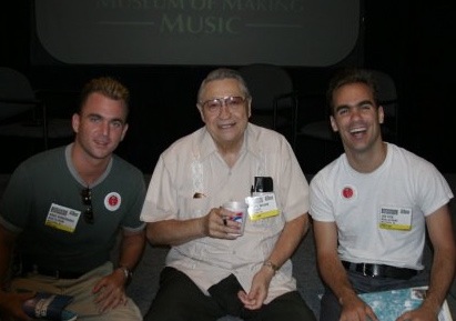 with Scotty Moore in Nashville